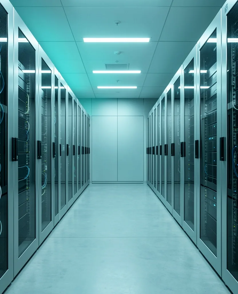 Professional Data Center Interior